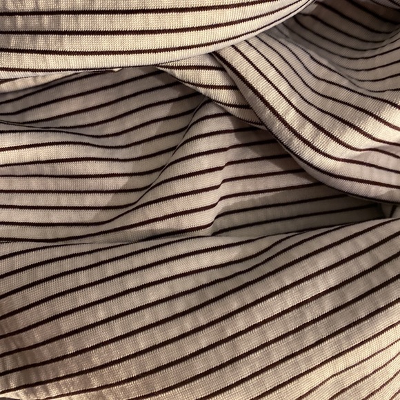 🌸AXIST mauve Ribbed Half Zip Pullover Knit Sweater lined long sleeves L - Picture 9 of 9